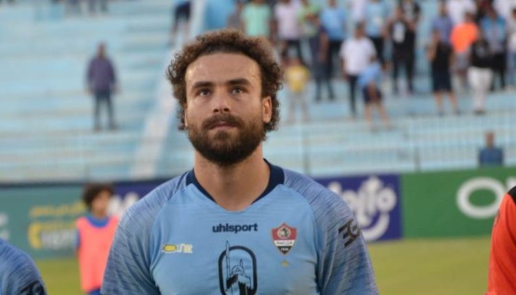 اصابة محمد بازوكا مدافع فريق غزل المحلة بالتهاب فى الاوتار