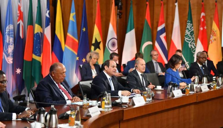 الرئيس السيسى قارتنا الافريقية الاكثر تضررا نتيجة لتغير المناخ